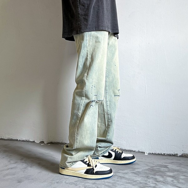 Zsebes férfi farmernadrág