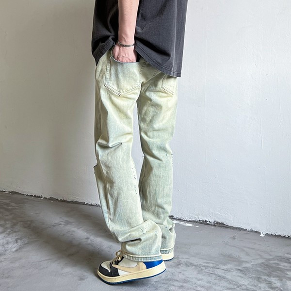 Zsebes férfi farmernadrág