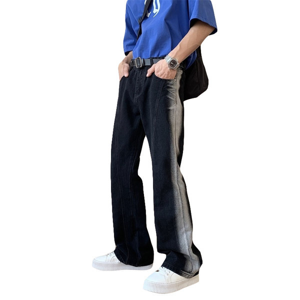 Ανδρικό τζιν σε μαύρο χρώμα