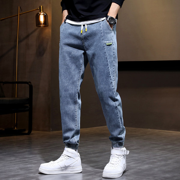 Meeste vabaaja teksad sirge säärega