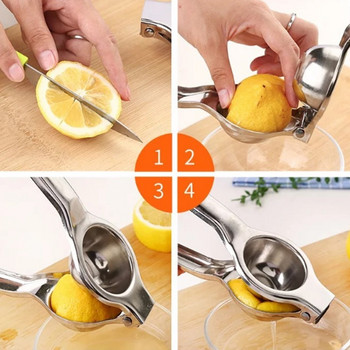 Από ανοξείδωτο ατσάλι Lemon Fruits Squeezer Orange Hand Juicer Εργαλεία κουζίνας Lemon Juicer Orange Queezer Juice Fruit Pressing