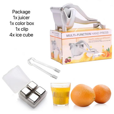 Nerūdijančio plieno rankinė sulčiaspaudė Citrinų apelsinų spaudyklė Rankinė sulčiaspaudė virtuvės vaisių spaudimo spaudimo ištraukimo įrankis
