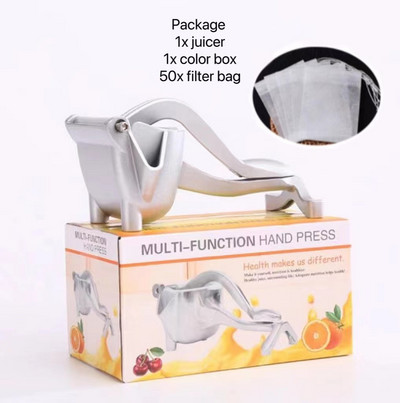 Nerūdijančio plieno rankinė sulčiaspaudė Citrinų apelsinų spaudyklė Rankinė sulčiaspaudė virtuvės vaisių spaudimo spaudimo ištraukimo įrankis