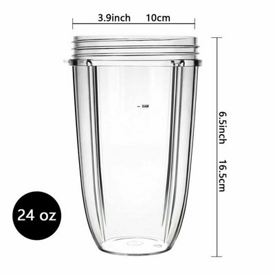 18/24/32oz Elektriskā sulu spiedes krūze Nutribullet 900w 600w Rezerves Bullet Sulu spiede Mājas restorāns Bārs Sulu spiedes krūze