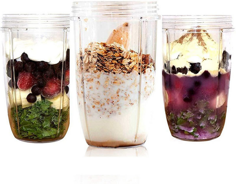 18/24/32oz електрическа чаша за чаша за сокоизстисквачка за Nutribullet 900w 600w резервна чаша за сокоизстисквачка Bullet Home Restaurant Bar сокоизстисквачка