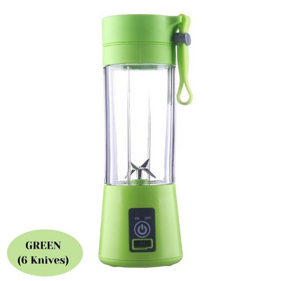 380 ml nešiojamas trintuvas USB maišytuvas elektrinis sulčiaspaudės aparatas kokteilių maišytuvas mini virtuvės kombainas asmeninis trintuvas sulčių maišytuvai