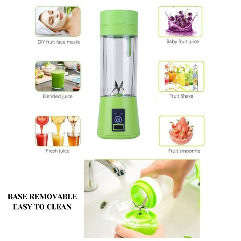 380 ml nešiojamas trintuvas USB maišytuvas elektrinis sulčiaspaudės aparatas kokteilių maišytuvas mini virtuvės kombainas asmeninis trintuvas sulčių maišytuvai