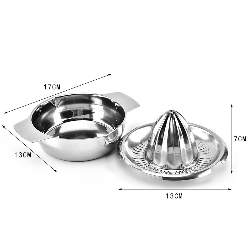 Nešiojamoji citrinų apelsinų rankinė vaisių sulčiaspaudė 304 nerūdijančio plieno virtuvės priedai Įrankiai Citrusinių vaisių žalių rankomis spaustų sulčių gaminimo aparatas