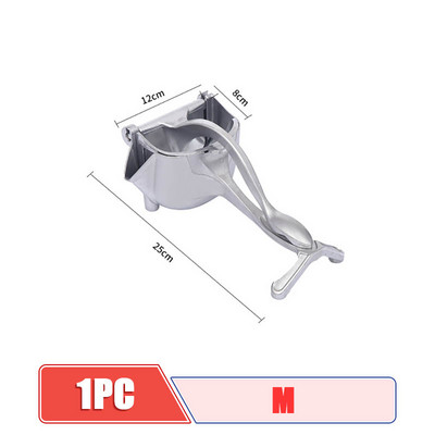 5 комплекта преносима ръчна сокоизстисквачка за плодове, алуминиева сплав, сурови цитрусови плодове, ръчно пресован лимон, портокалов сок, кухненски аксесоари