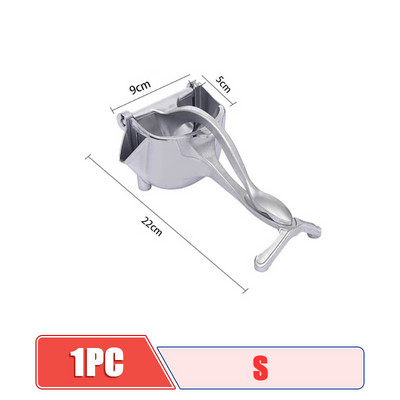 5 комплекта преносима ръчна сокоизстисквачка за плодове, алуминиева сплав, сурови цитрусови плодове, ръчно пресован лимон, портокалов сок, кухненски аксесоари