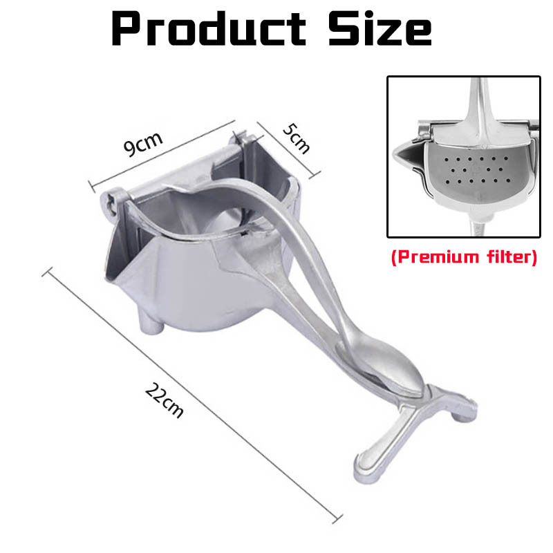 5 комплекта преносима ръчна сокоизстисквачка за плодове, алуминиева сплав, сурови цитрусови плодове, ръчно пресован лимон, портокалов сок, кухненски аксесоари