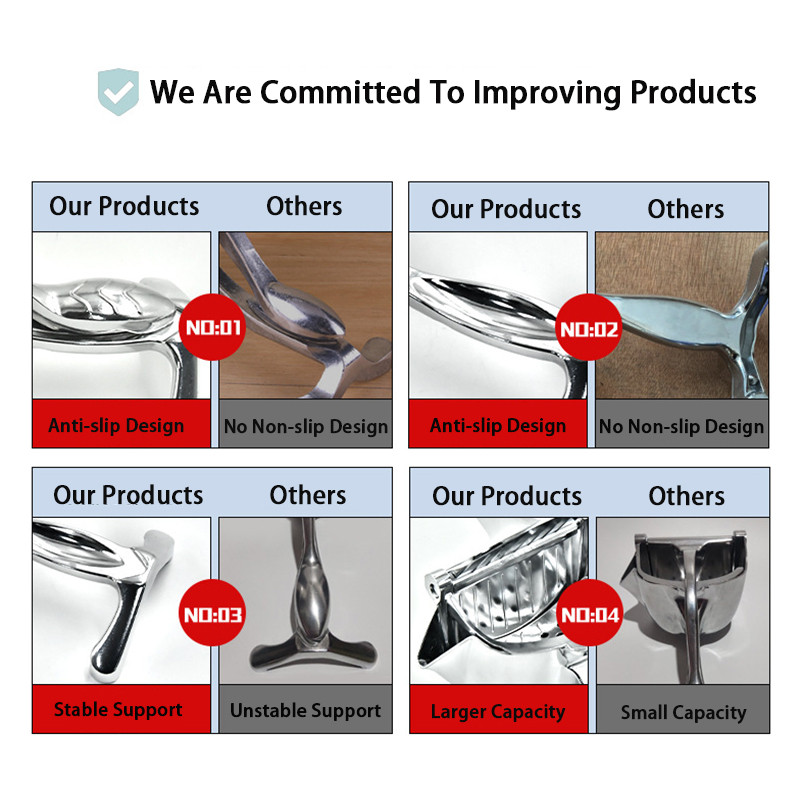 Ръчна сокоизстисквачка за плодове Алуминиева сплав Ръчна сокоизстисквачка под налягане Нар Портокал Лимон Захарна тръстика Сок Кухня Инструмент за плодове