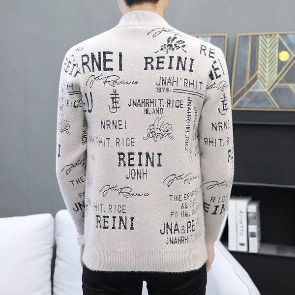 Нов модел мъжка жилетка с надписи и цип 