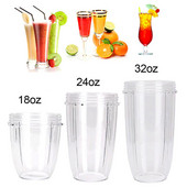 18/24/32oz Пластмасова прозрачна чаша за сокоизстисквачка Резервна чаша за блендер за част от сокоизстисквачка 600/900W NUTRI