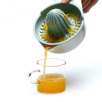 Ръчна преносима сокоизстисквачка за цитрусови плодове Кухненски инструменти Пластмасова изстисквачка за портокал и лимон Многофункционална машина за сокоизстисквачка за плодове Кухненски аксесоари