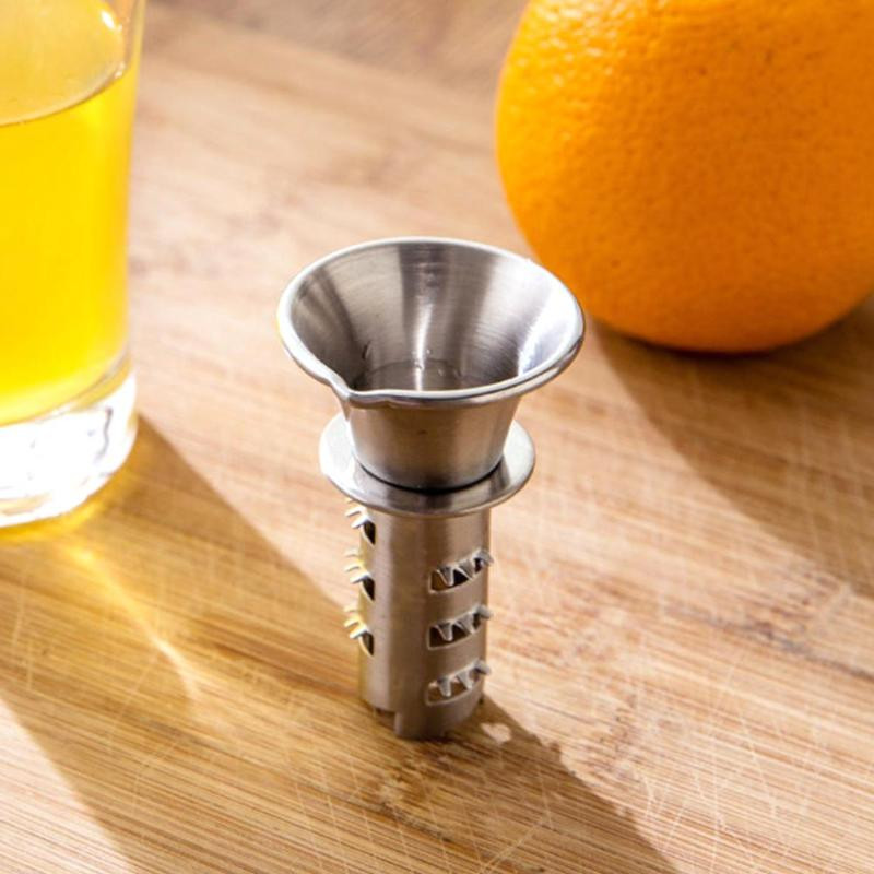 Mini sokovnik, ručni aparat za sok od naranče i limuna, ručni aparat za cijeđenje, preša za sok od nehrđajućeg čelika, sokovnik za citruse, mini kućanski aparati