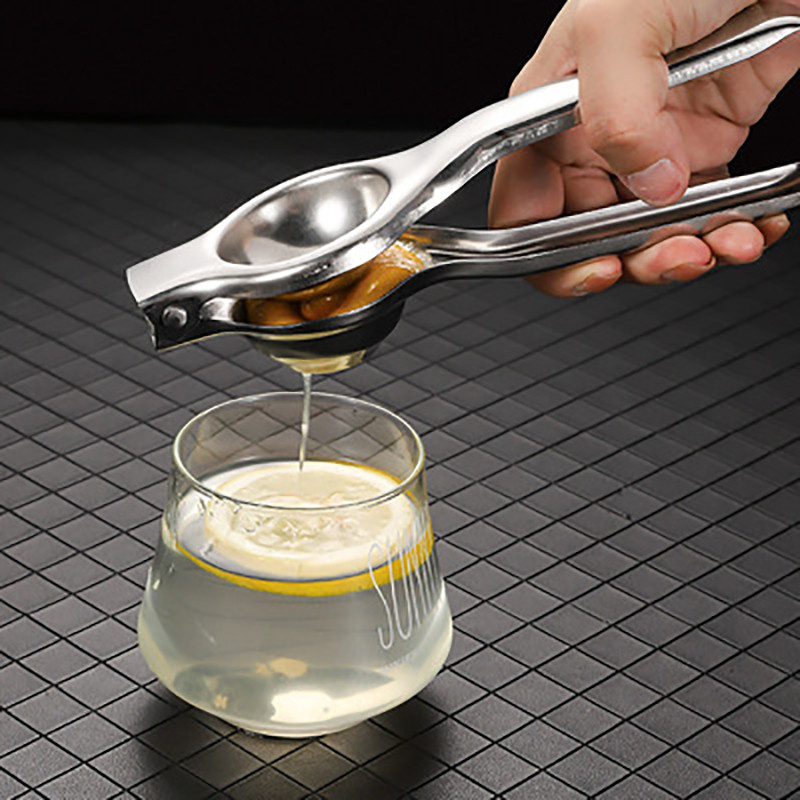 Портокалова сокоизстисквачка от неръждаема стомана Ръчна лимонова сокоизстисквачка Кухненски аксесоари Мини лимонова сокоизстисквачка Бебешка портокалова сокоизстисквачка за плодове Лимон щипка