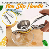 Nerūsējošā tērauda citronu spiede rokas manuāla augļu sulu spiede manuāla spiede citronu spiede mini blenderis virtuves sīkrīki citrusaugļu spiede
