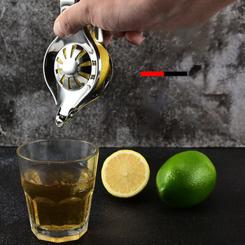 Преносима преса за цитрусови плодове от неръждаема стомана Лимоноизстисквачка Портокалов сок Бърза ръчна ръчна сокоизстисквачка Кухня Многофункционални инструменти