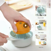 Citrusaugļu sulu spiede pārnēsājama manuāla apelsīnu sulu spiede citronu augļu spiedei sulai, bērnam veselīgu dzīvesveidu sulu spiede mašīna pārtikas virtuves rīki