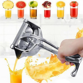 Εγχειρίδιο αποχυμωτή από ανοξείδωτο ατσάλι Juice Squeezer Κράμα αλουμινίου Orange Lemon Sugar Juice Kitchen Fruit Tool Household Kitchen Access