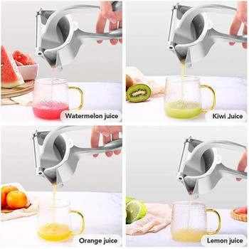 Εγχειρίδιο αποχυμωτή από ανοξείδωτο ατσάλι Juice Squeezer Κράμα αλουμινίου Orange Lemon Sugar Juice Kitchen Fruit Tool Household Kitchen Access