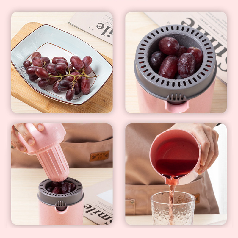 Ръчна машина за лимонов сок Мини сокоизстисквачка за плодове Ръчна портокалова изстисквачка за цитрусови плодове Капацитет Машина Кухненски ръчни инструменти Аксесоари Ново