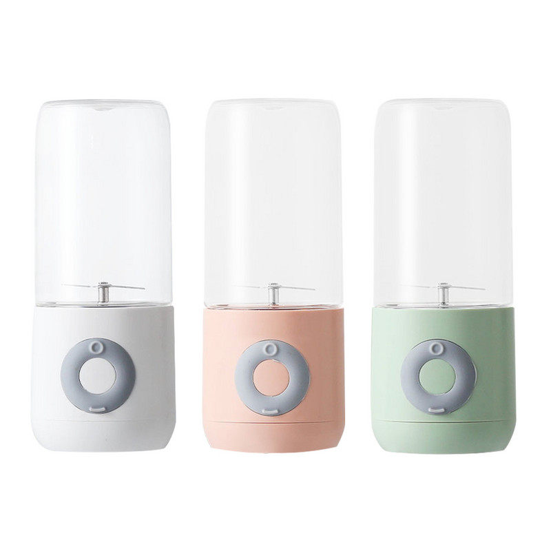 Преносим блендер Електрически USB миксер Сокоизстисквачка Машина 500 мл Мини процесор за храна Smoothie Ръчна персонална сокоизстисквачка за плодове