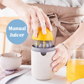 Manuālā citronu sulu spiede Mini augļu sulu spiede ar roku spiežot citronu apelsīnu citrusaugļu spiedes ietilpība, augļu spiede virtuves rīki