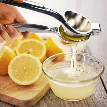 Лимоноизстисквачка от неръждаема стомана Ръчна сокоизстисквачка Цитрусови плодове Кухненски бар Кухненски робот Джаджа Практична преса за плодове Инструменти за сок