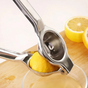 Εγχειρίδιο από ανοξείδωτο ατσάλι Lemon Squeezer Juicer Citrus Fruit Kitchen Bar Επεξεργαστής τροφίμων Gadget Pratical Fruit Pressing Juice Tools