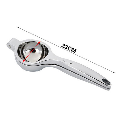 Лимоноизстисквачка от неръждаема стомана Ръчна сокоизстисквачка Цитрусови плодове Кухненски бар Кухненски робот Джаджа Практична преса за плодове Инструменти за сок