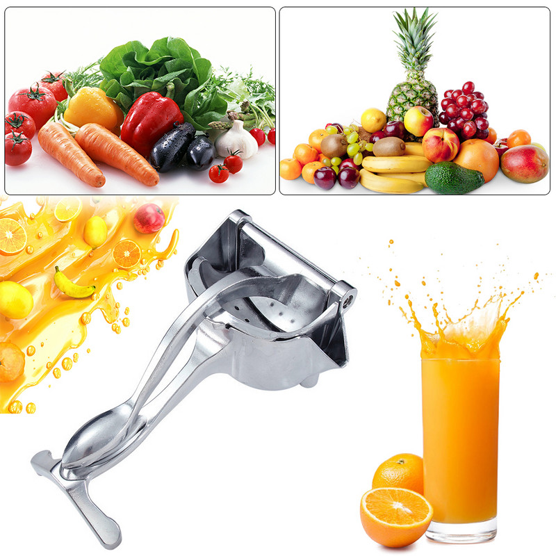 Ръчна сокоизстисквачка за плодове Алуминиева сплав Ръчна сокоизстисквачка под налягане Нар Портокал Лимон Захарна тръстика Сок Кухня Инструмент за плодове