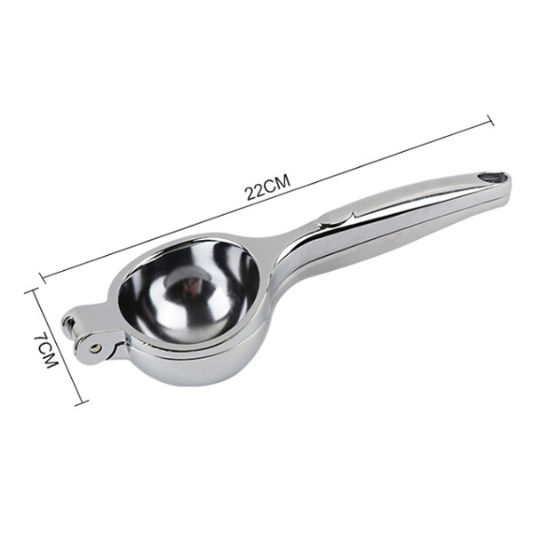 Лимоноизстисквачка от неръждаема стомана Удобна ръчна портокалова сокоизстисквачка Машина за цитрусова преса Кухненска мини преносима сокоизстисквачка с дръжка