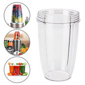 18/24/32 Oz Gyümölcscentrifuga Csésze Gyümölcscentrifuga alkatrész Átlátszó Csere csésze Alkatrészek Kiváló minőségű Nutribullet 201/900W