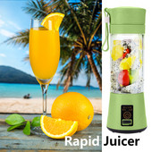 2/6 lapátos 380 ml-es hordozható gyümölcscentrifuga USB újratölthető turmix turmixgép mini konyhai robotgép személyi turmix lé turmixgép