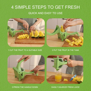 Εγχειρίδιο Wonderlife New Juicer Αποχυμωτής φρούτων Εμπορικός Αποχυμωτής κουζίνας Lemon Home Juice Squeezing Artifact Plastic