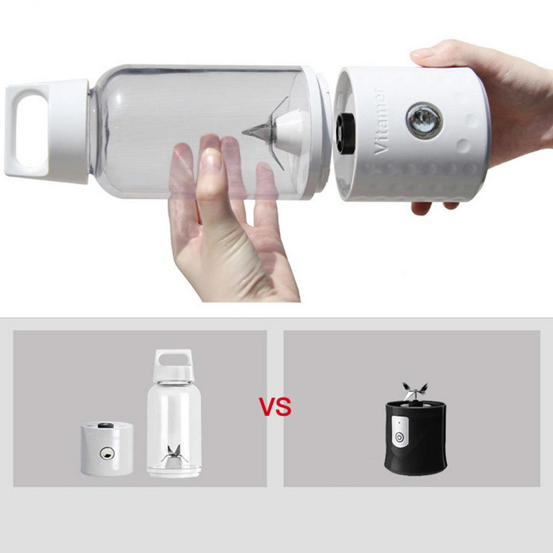 500M 4000mAh Витамин Преносим смути блендер Мини USB миксер Електрическа сокоизстисквачка Зареждане Vitamer Сокоизстисквачка за плодове