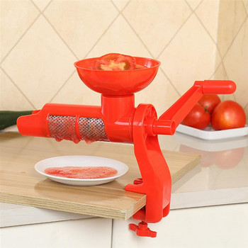 Многофункционален безопасен за ръкостискане доматен сок, производител на кухня, домашни уреди за готвене Направи си сам Преса за домати Кухненски инструменти