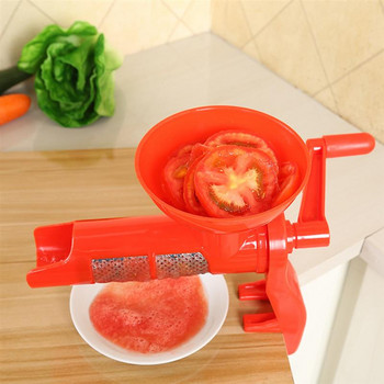 Многофункционален безопасен за ръкостискане доматен сок, производител на кухня, домашни уреди за готвене Направи си сам Преса за домати Кухненски инструменти