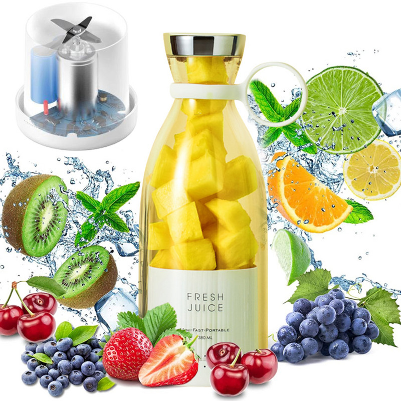 350 ml преносима електрическа сокоизстисквачка блендер USB мини миксери за плодове екстрактори за храна храна млечен шейк многофункционална машина за сок