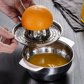 Hordozható turmixgép rozsdamentes acél citromfacsaró kézi facsaró Kézi narancs Citrus lime gyümölcslé facsaró Konyhai eszközök Eszközök
