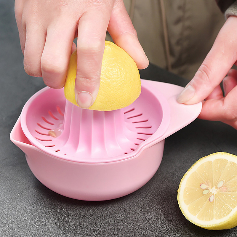 Ръчна сокоизстисквачка за лимонови плодове Сокоизстисквачка за цитрусови плодове Портокал Лесна за използване и многофункционална кухня Преносими аксесоари за плодове