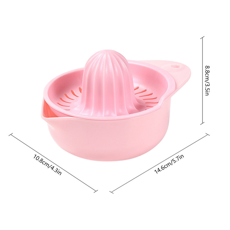 Ръчна сокоизстисквачка за лимонови плодове Сокоизстисквачка за цитрусови плодове Портокал Лесна за използване и многофункционална кухня Преносими аксесоари за плодове