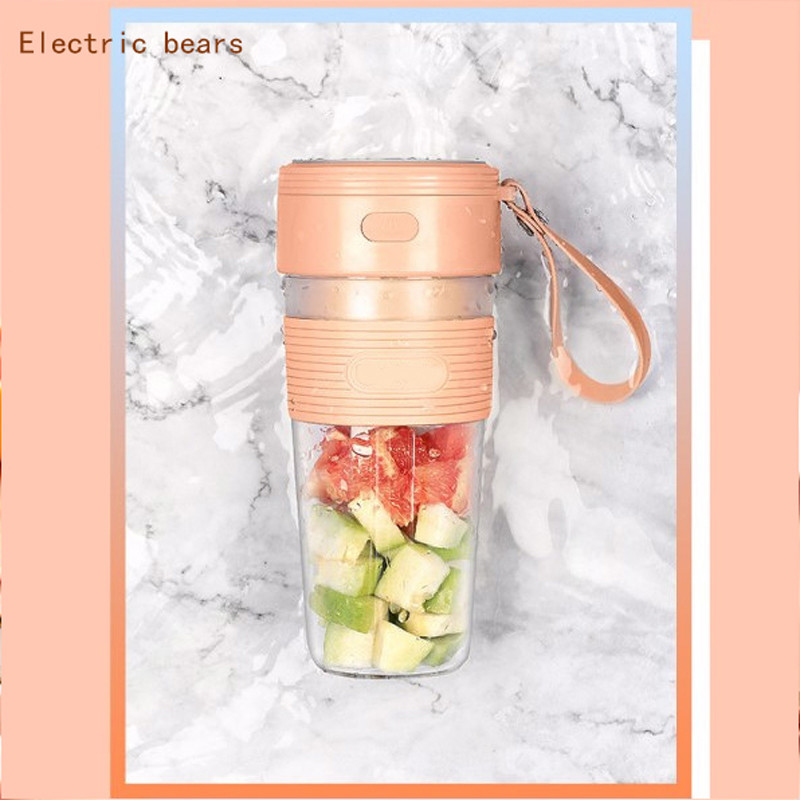 300 мл мини USB акумулаторна преносима електрическа сокоизстисквачка за плодове смути машина блендер машина спортна бутилка многофункционален блендер
