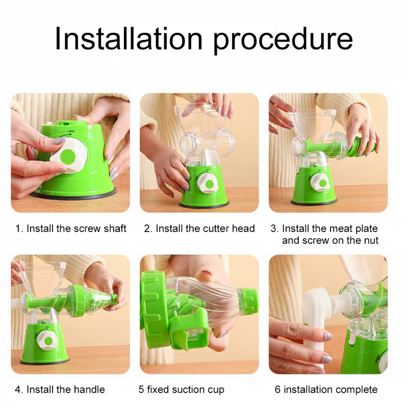 Нова мултифункционална преносима ръчна сокоизстисквачка за плодове и зеленчуци, портокалова машина за цитрусов сок, блендер, кухненски инструменти