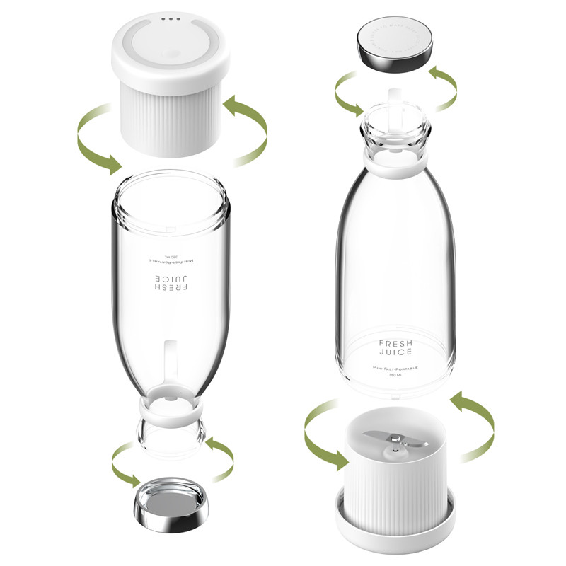 Мини електрическа сокоизстисквачка, блендер, екстрактори за плодове, миксери, многофункционални смутита, миксер, преносим външен уред за производство на мляко и плодов сок