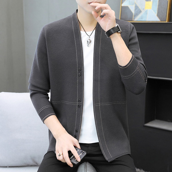 Мъжка жилетка в два цвята с копчета