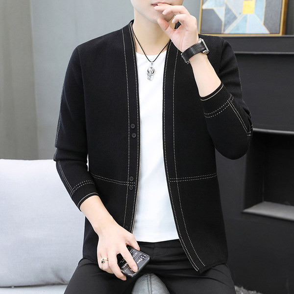 Мъжка жилетка в два цвята с копчета