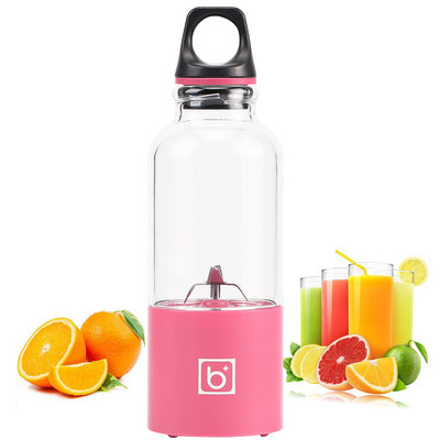 500ml 4 pengés hordozható turmixgép gyümölcscentrifuga gép mixer elektromos mini usb konyhai robot gyümölcscentrifuga smoothie turmix csésze készítő gyümölcslé